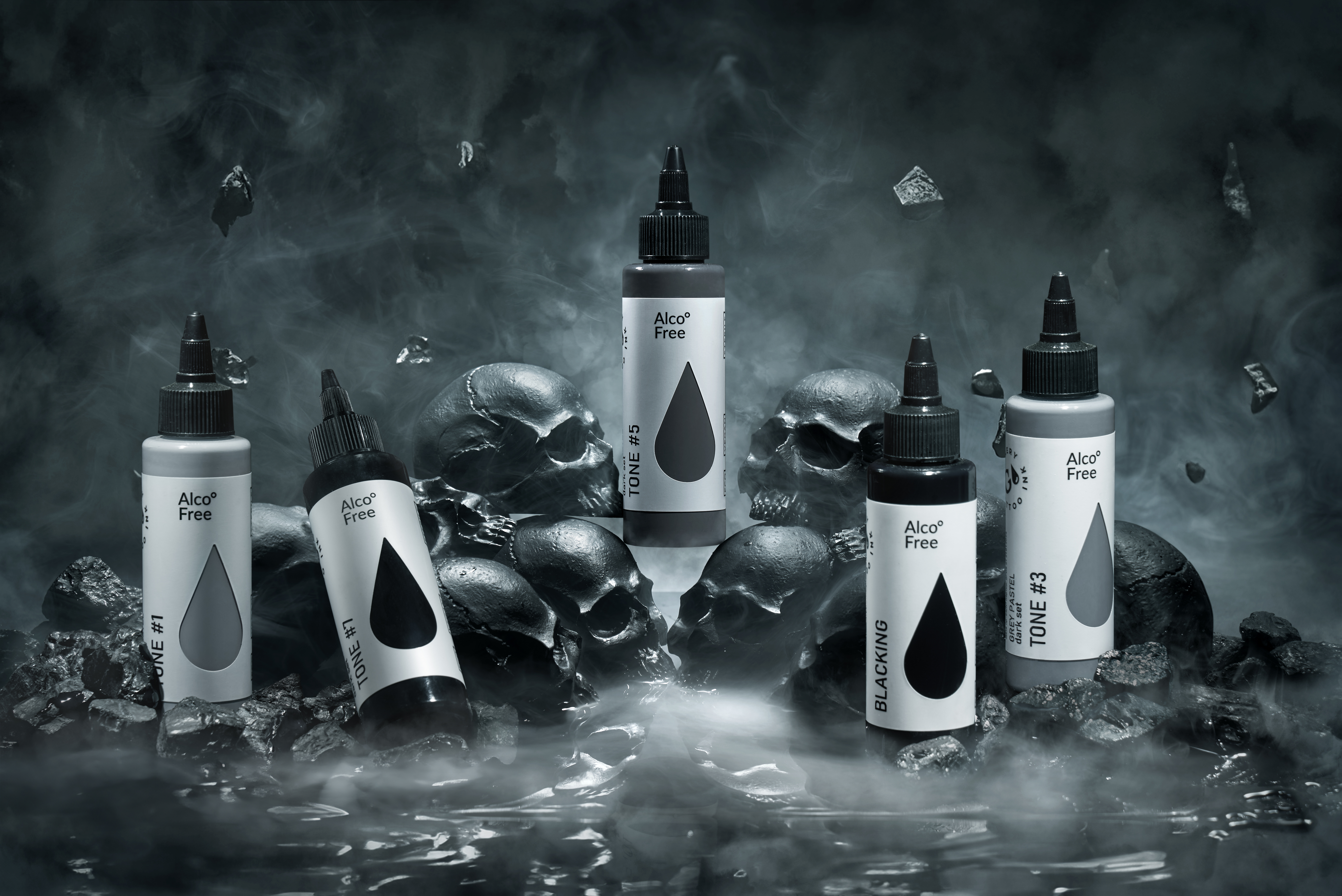 GREY PASTEL DARK SET