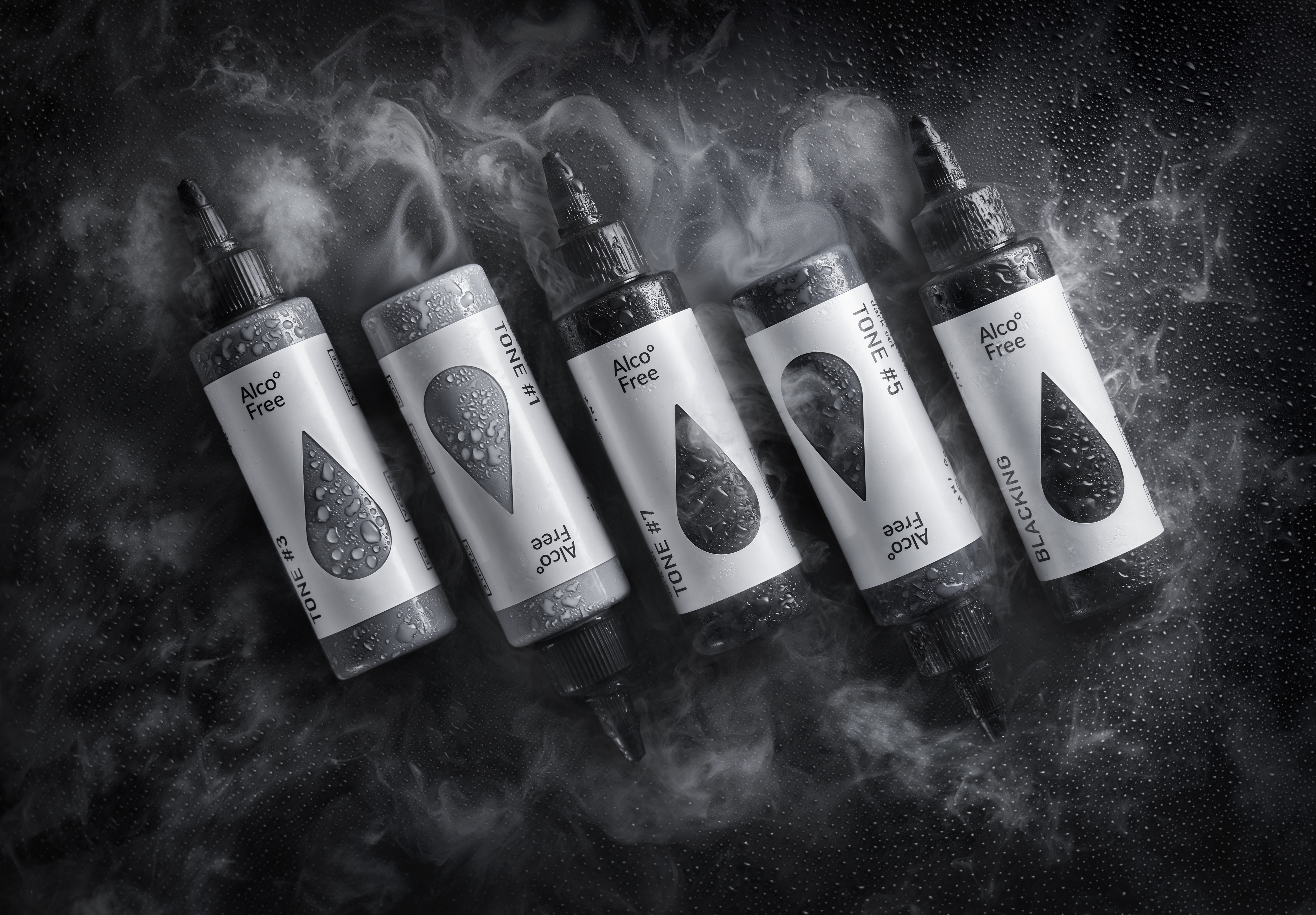 GREY PASTEL DARK SET