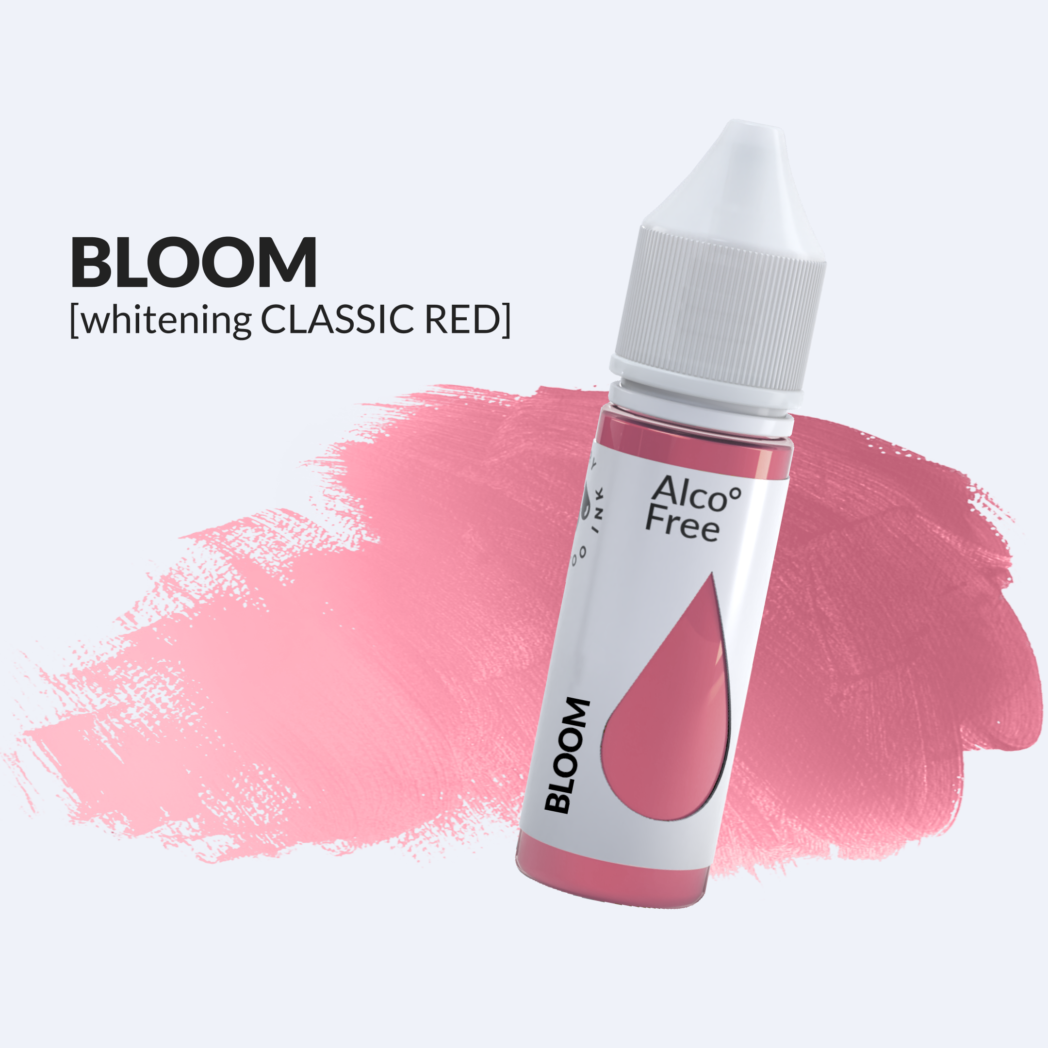 Bloom тату-краска розовая