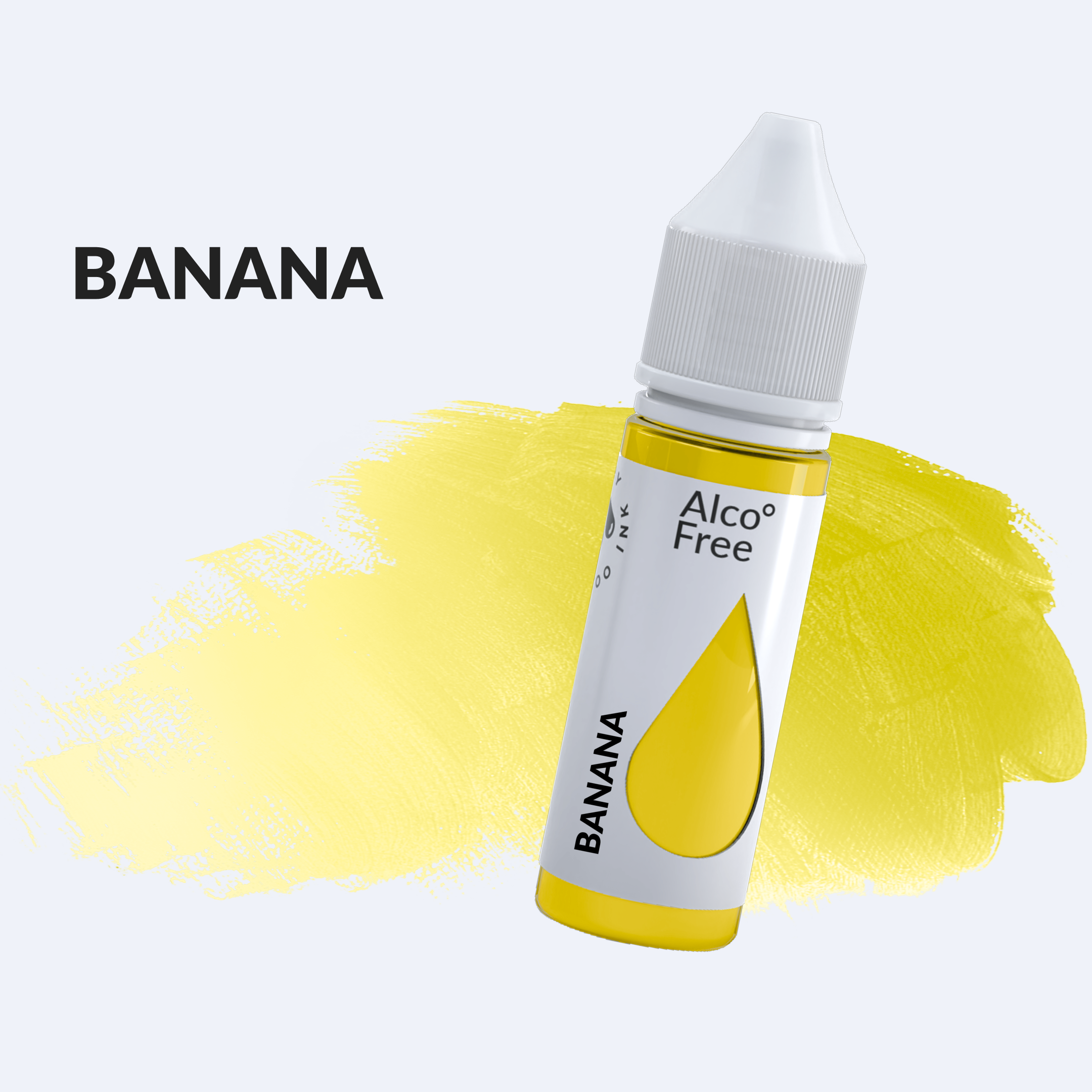 Banana тату-краска солнечно-жёлтая